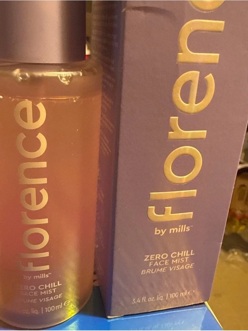 Florence by Mills Zero Chill Face Mist - Lavender & Gold